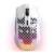 Top view of SteelSeries Aerox 3 Wireless White Gaming Mouse