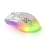 SteelSeries Aerox 3 Wireless White Gaming Mouse - Angled View with RGB