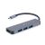 USB type C адаптер, USB 3.2 gen.1 интерфейс, мултифункционален, Cablexpert 12144, HDMI 4K порт, HUB 3 x USB, сив (A-CM-COMBO2-01) 103134039