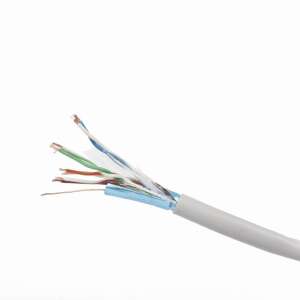 Cablu de instalare Gembird CAT5e F-UTP 305m Gri FPC-5004E-L, gri, 305 metri, cablu de rețea, cablu Ethernet, pereche răsucită - Gembird