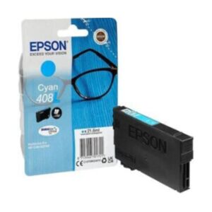 Epson 408L Cyan Ink Cartridge with Retail Packaging - Computers and Accessory