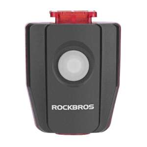 Rockbros BK330 hátsó kerékpárlámpa, fekete, piros reflektorral - Rockbros