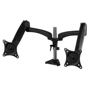 Arctic Z2-3D Gen 3 Desk Mount Gas Spring Dual Monitor Arm Black AEMNT00057A, dual monitor arm, desk mount, gas spring, black - Monitor Mount and Stand