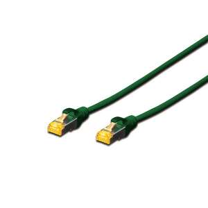 Cablu de conectare Digitus CAT6A S-FTP, verde, 1 metru - Cabluri patch