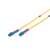 Digitus DK-2933-01 1 méteres LC duplex egymódusú optikai patch kábel, sárga