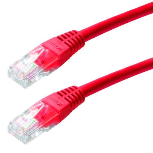 Gembird CAT5e U-UTP Patchkabel 3m Rot, RJ45 Stecker