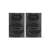 Natec Cougar Speaker Black NGL-1641, 2.0 speaker system, black, front view