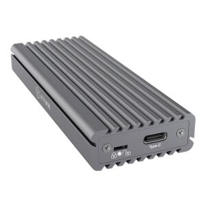 Raidsonic IcyBox IB-1817M-C31 Externý obal pre M.2 NVMe SSD, Uhol pohľadu - RaidSonic