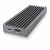 Raidsonic IcyBox IB-1817M-C31 Externes M.2 NVMe SSD Gehäuse, Type-C, Grau