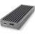 RaidSonic IcyBox IB-1817M-C31 externes M.2 NVMe SSD-Gehäuse, grau Aluminium, Type-C-Anschluss