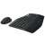 Logitech MK850 Performance wireless keyboard and mouse combo, black, side view
