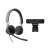 Logitech C925e webcam and Zone Wired headset, black, video conferencing kit
