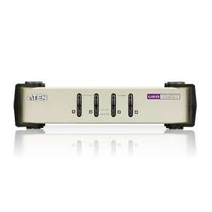 Aten 4-Port PS/2-USB VGA KVM Switch + Kábel CS84U-AT 80857719 