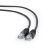Cablu Gembird CAT5e U-UTP Patch 0.25m Negru, Cablu Ethernet RJ45