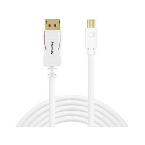 Cablu DisplayPort la Mini DisplayPort 1.4 Sandberg, alb, 2 metri, 8K60Hz