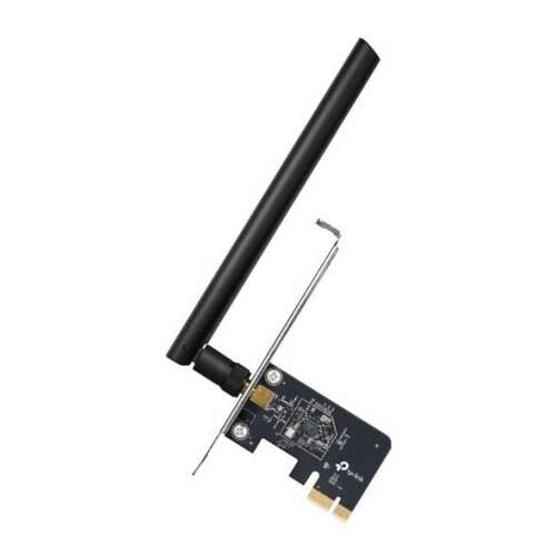TP-Link Archer T2E AC600 Dual Band безжичен PCI Express адаптер, черен, с антена