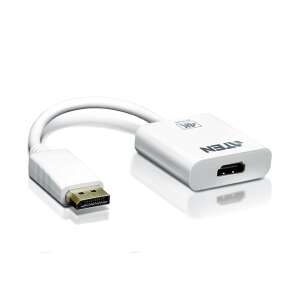 ATEN VC986 DisplayPort zu HDMI aktiver Adapter, Weiß - DisplayPort-Konverter