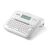 Brother PT-D410VP Label Printer, White, angled view