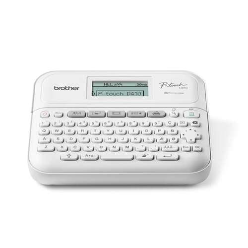 Brother P-touch D410VP label maker, white
