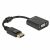 Преходник Displayport към VGA 15 pin TM черен, Delock 61006 (delock61006) 83776600