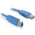 DeLock USB 3.0 A-B kábel, 5m, kék