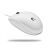 Оптична мишка с кабел Logitech B100 - Бяла
