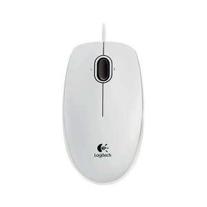 Mouse optic Logitech B100 cu fir, Alb - Logitech Mouse