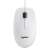 Mouse optic Logitech B100 cu fir, Alb, Vizualizare de sus
