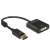 DeLock DisplayPort auf DVI Adapter, 4K passiv, schwarz