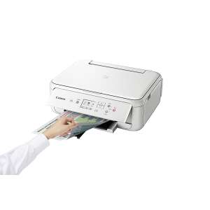 Canon PIXMA TS5151 Wireless All-in-One Inkjet Printer, White - Printer & scanner