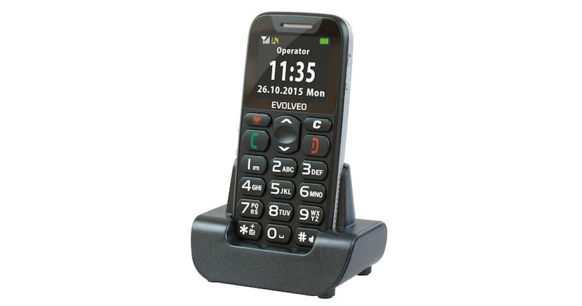 Evolveo Easyphone Ep Black Sgm Ep Bk Pepita Hu