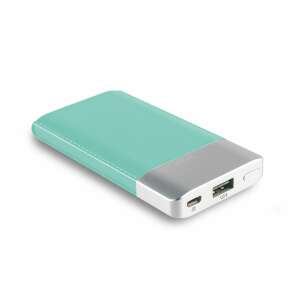 RealPower PB-4000 Fashion 4000mAh Power Bank w kolorze błękitnym, przenośna ładowarka do telefonów i tabletów - Artykuły techniczne i elektronika