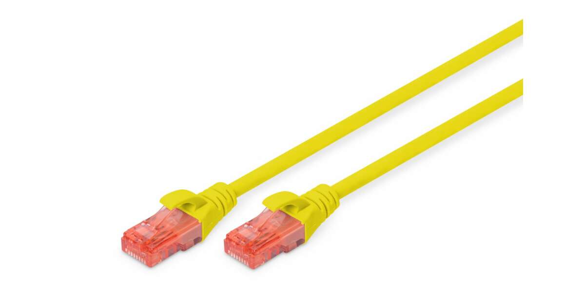 Sieťový kábel UTP kategórie 6 Digitus by Assmann DK-1617-050/Y Žltá 5 m 91727602