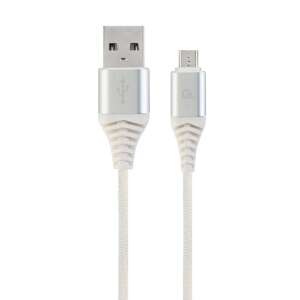 Cablexpert USB 2.0 Kábel - Micro-USB B - 2m - Fehér 91727607 - USB kábel