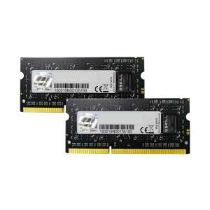 G.Skill 8GB DDR3 1066MHz SODIMM RAM készlet (2x4GB) F3-8500CL7D-8GBSQ - G. Skill