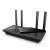 TP-Link Archer AX55 AX3000 Dual-Band Gigabit Wi-Fi 6 рутер, черен, ъглов изглед