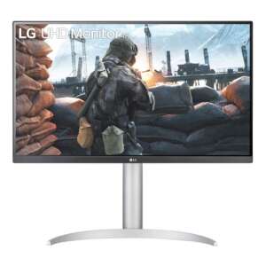 LG 27UP650P-W 27 inch 4K UHD IPS monitor with HDR, FreeSync, and adjustable stand - Monitor