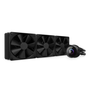 NZXT Kraken 360 Black folyadékhűtés LCD kijelzővel és három ventilátorral - NZXT