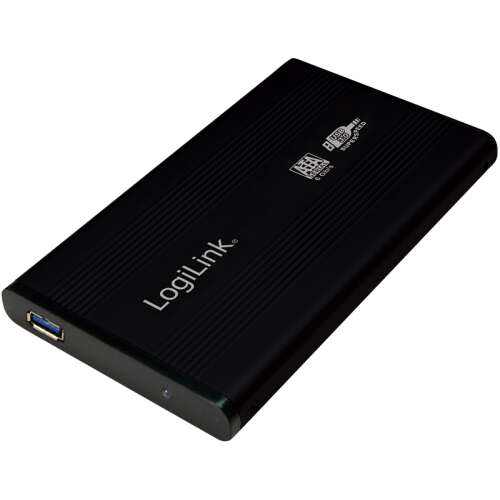 Logilink UA0106 2,5 inci SATA USB 3.0 carcasă externă pentru hard disk din aluminiu negru