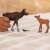 Schleich Wild Life Elch mit Kalb, realistische Tierfiguren für fantasievolles Spielen