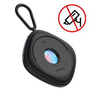 Baseus Heyo hidden camera detector black, a small device with a loop for attaching to a keychain, used to detect hidden cameras - Metal detector