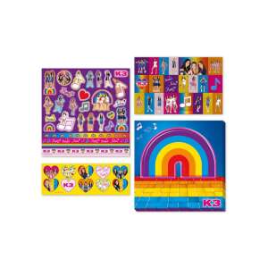 K3 Aufkleberbogen und Spielszene - Totum Sticker Set - Totum
