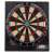 Electronic dartboard with LED display, 37 game options, 6 darts, 24 replaceable tips, 1-4 players