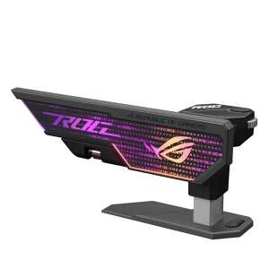 Suport pentru card grafic Asus ROG Herculx RGB, negru, cu iluminare RGB - Alte accesorii pentru calculatoare
