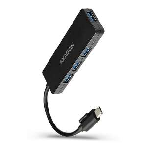 Axagon HUE-G1C Slim Hub, hub USB-C negru la 4x USB 3.0 - AXAGON