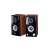 Genius SP-HF500A II 2.0 speaker system, black and wood finish