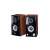 Genius SP-HF500A II 2.0 speaker system, black and wood finish
