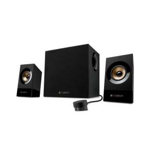 Logitech Z533 2.1 speaker system with subwoofer, satellite speakers, and control pod - Audio