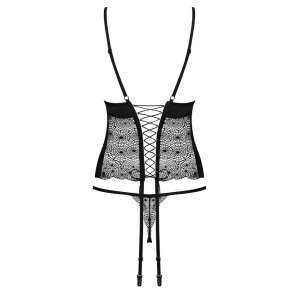 Sharlotte corset & thong black L/XL 62744086 