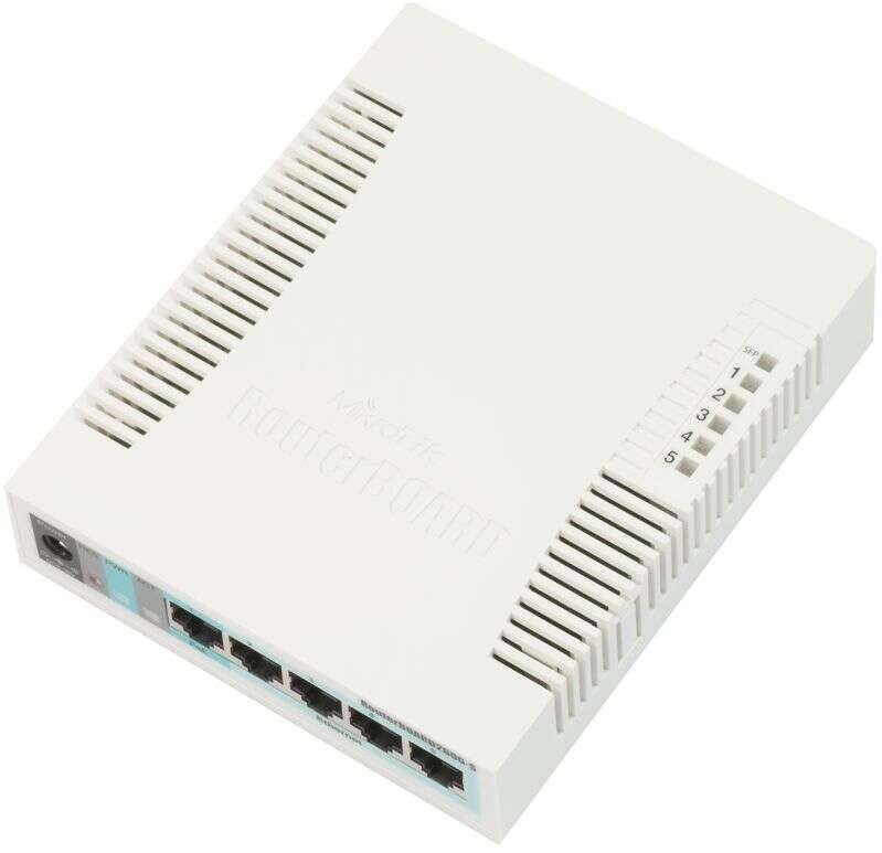Mikrotik RouterBoard RB260GS 5port Gigabite 1port GbE SFP Switch...